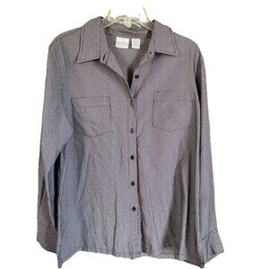 Carolina Colours Women’s Blouse SIZE Large Long Sleeves Small Flaw On One Sleeve